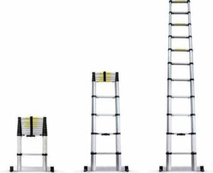 Telescopische Ladder 3.2 Meter - Met stabilisatiebalk - Aluminium