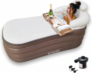 Twire® Premium Opblaasbaar Ligbad - Zitbad voor Volwassenen - Bath Bucket