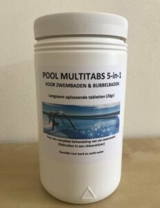 POOL MULTI-TABS 5-in-1 20 grams 1 kg Chloor combitabs