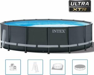 Intex Ultra XTR Frame zwembad Ø 488 x 122 cm - met zandfilterpomp en accessoires