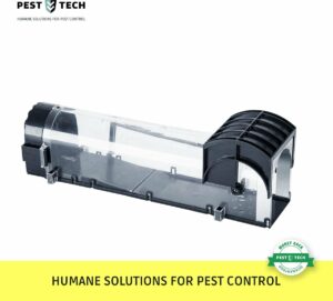 Pest Tech™ - Premium Diervriendelijke en Humane Muizenval - Zwart