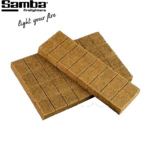 Samba Aanmaakblokjes Bruin (32 Stuks) - Milieuvriendelijk