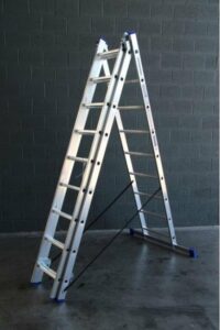 Alumexx Reformladder - 3-delig - 3x9 sporten - Werkhoogte 6.20m