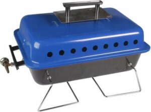 Bruce Tafel Barbecue - 1 Brander - Blauw-Zwart