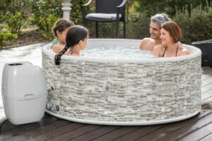 Lay-Z-Spa® Vancouver Airjet Plus™ 3-5 persoons opblaasbare ronde Spa