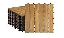 houten tegels balkon