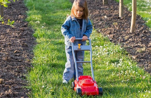 Herenhuis financieel Perforatie Grasmaaier voor kinderen - speel- en leerplezier - Agri World