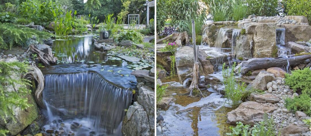 Plan en creëer een beekje in de tuin