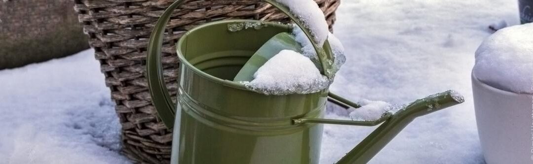 Winterklaar maken en vorstvrij maken van de regenton