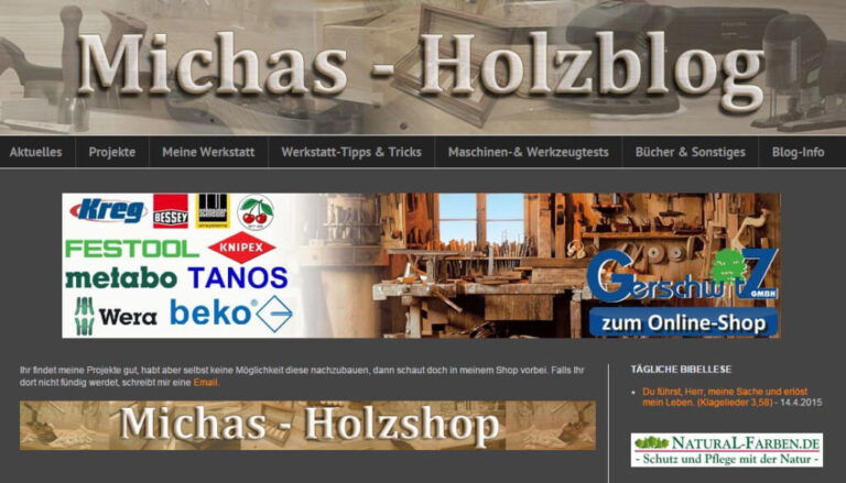 Interview met Michael Hild van Michas-Holzblog