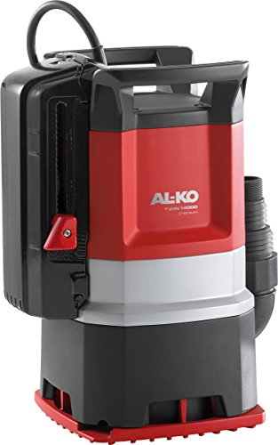 AL-KO TWIN 14000 Premium combinatiedompelpomp (1000 W motorvermogen, 15.000 l/h max. debiet, 10 m max. opvoerhoogte, 30 mm max. korrelgrootte)