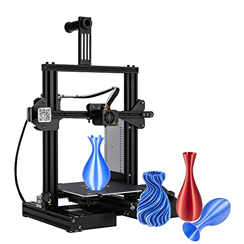 3D-printer Creality Ender 3, full metal frame 3D-printer met afdrukformaat 220 * 220 * 250 mm, stabiel afdrukken, eenvoudige bediening, 1,75 mm 3D-printerfilament TPU, PLA, ABS geschikt