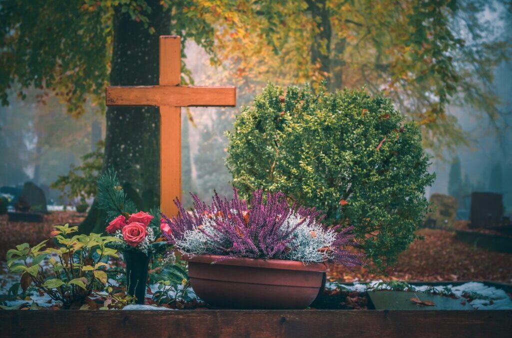 Grafbeplanting in de herfst: voorbeelden van mooie herfstbeplanting