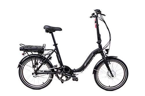 20 inch elektrische vouwfiets e-bike vouwfiets pedelec Shimano Nexus 3 speed backpedal zwart