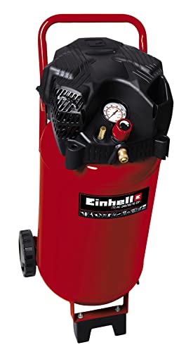 Einhell Compressor TC-AC 240/50/10 OF (1500 W., max. 10 bar, 50 l tank, 240 l/min aanzuigcapaciteit, motortoerental 18000 min^-1, drukregelaar, manometer, olievrij)