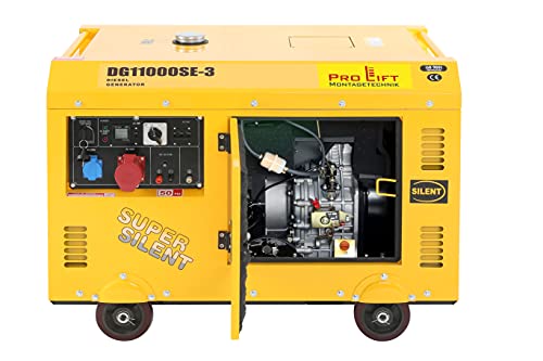 Pro-Lift montagetechnologie Silent Diesel generator set 10kVA 230V 400V 8kW generator 8000W noodgenerator DG11000SE3J 02459
