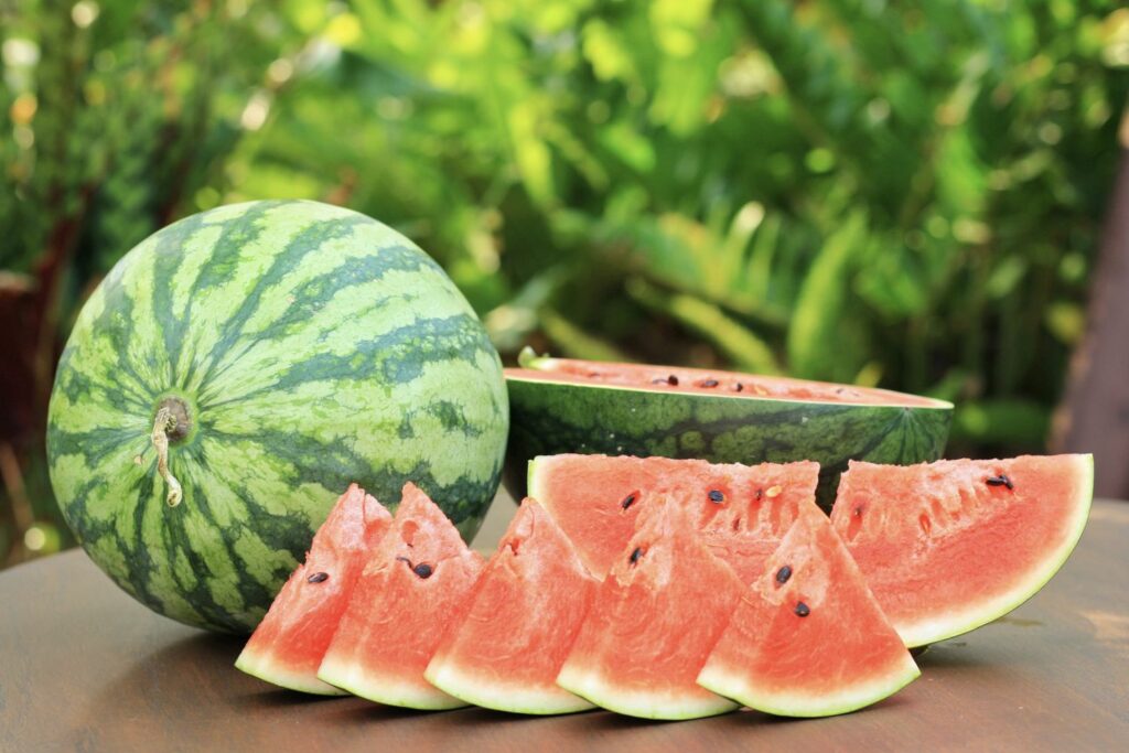 gesneden watermeloen
