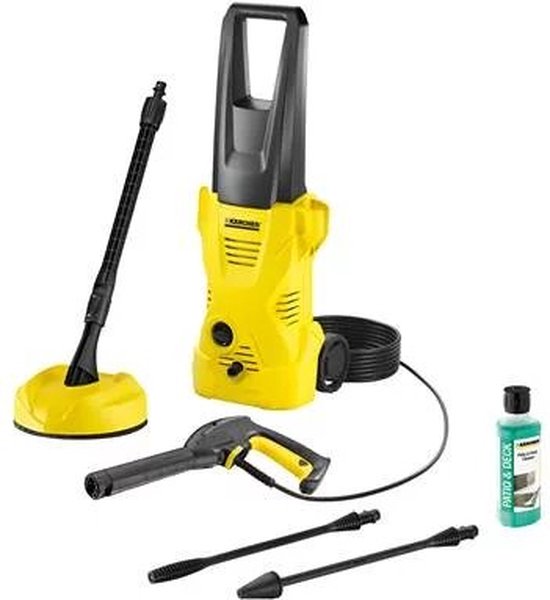 Reiniging van Betontegels met een Hogedrukreiniger