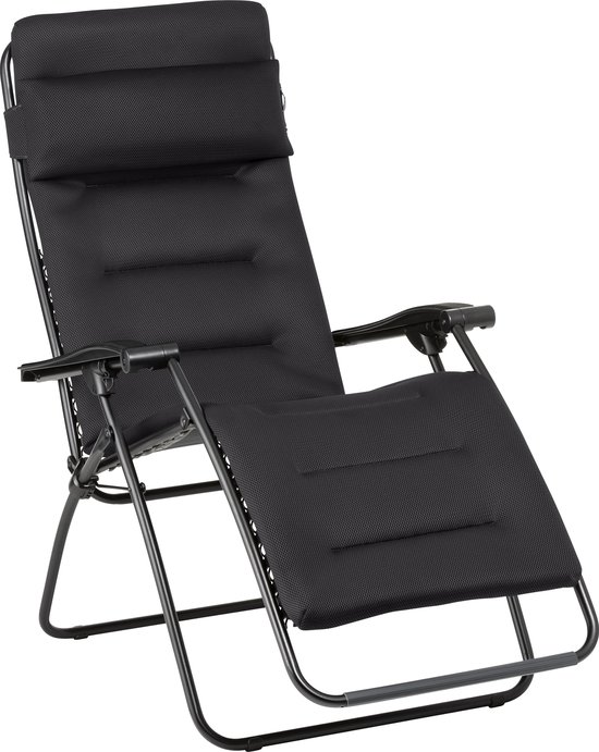Lafuma RSX Clip Air Comfort - Relaxstoel - Verstelbaar - Inklapbaar - Zero Gravity - Acier