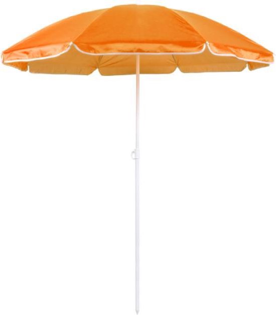 Parasol - Strand Parasol - 180 CM - Verstelbaar - Inclusief Draagtas - Oranje - Rheme