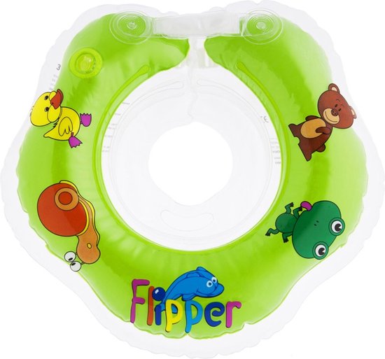 Roxy Kids – Zwemring Baby – Zwemkraag – Nekring opblaasbaar – Drijfring - Babyfloat – Babyswimmer – Flipper 0-24 maanden 3-12 kg
