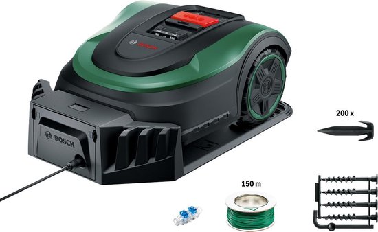 Bosch Indego S+ 500 Robotmaaier - Voor gazons tot 500 m2 - Incl. laadstation en accessoires - Connected