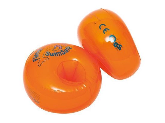 Flipper Swimsafe - zwembandjes - oranje - 2 stuks - EF-1010