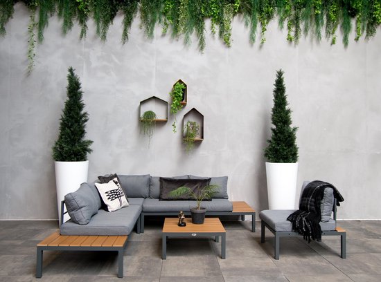 Fonteyn | Loungeset Palma | Antraciet