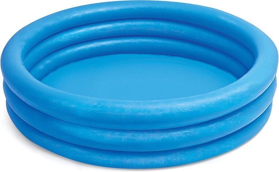 Intex - Opblaasbaar zwembad - 3 Rings - 114 cm - opblaaszwembad - blauw
