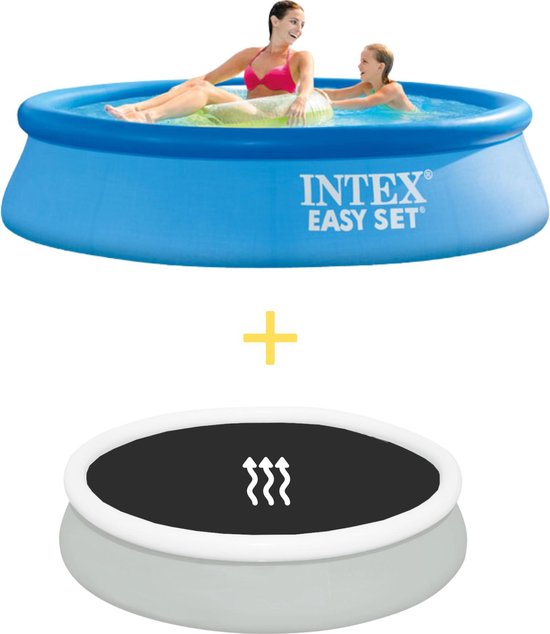 Intex Zwembad - Easy Set - 244 x 61 cm - Inclusief Solarzeil