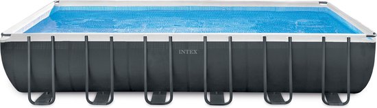 Intex zwembad rechthoekig Ultra XTR Frame 732x366x132 cm met zandfilter en accessoires 26364GN