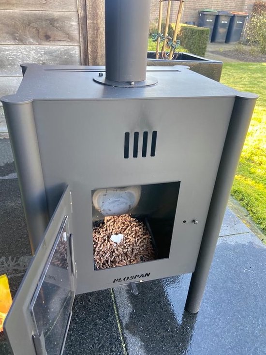 K-Stove Buitenhaard Pellet Kachel Vesuvius 4,5 kW