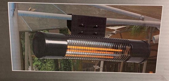 Kynast Infrarood heater voor zonnescherm partytent en wandbevestiging terrasheater