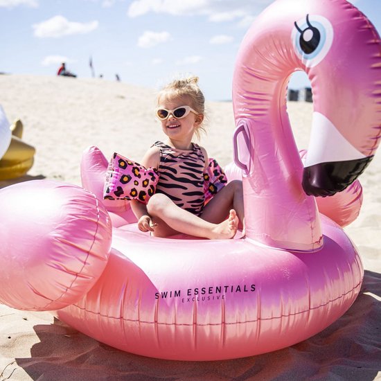 Little koekies - Swim Essentials Opblaas Flamingo XXL Rosé goud