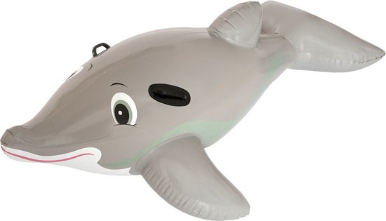 Opblaasbare dolfijn 155 cm zwembad speelgoed - Zomer speelgoed voor in het water
