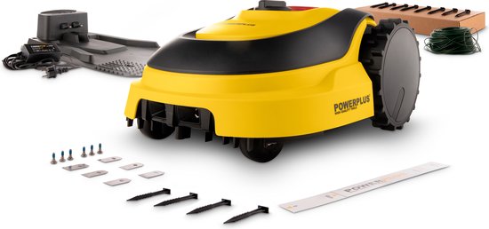 Powerplus POWXG6305 Robotmaaier - 18V - Voor gazons tot ca. 500m² - Maaibreedte 180mm - Incl. laadstation en accessoires