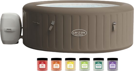 Bestway Lay-Z-Spa Palm Springs AirJet incl Aquatural Aroma Crystals Set