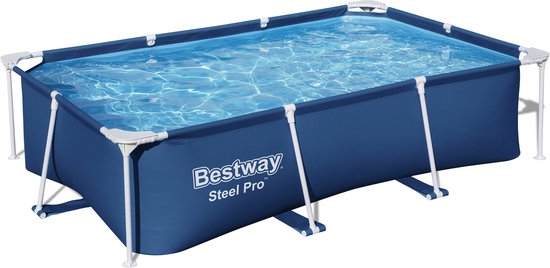 Bestway Steel Pro - zwembad - 259x170x61 cm - opzetzwembad - rechthoek