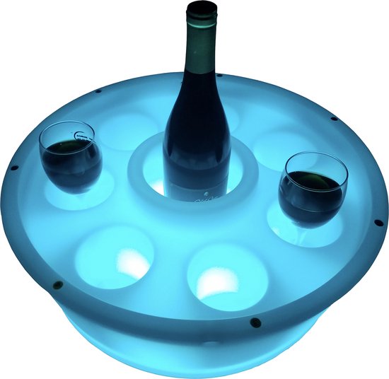 Drijvende LED spa bar – Whirlpools – Drijvend dienblad – Spa drankenhouder – 16 kleuren - Geschikt voor jacuzzi, spa’s en zwembaden