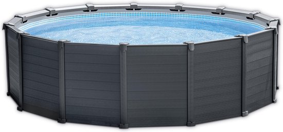 Intex zwembad Graphite Panel 478 x 124 cm