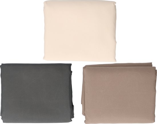 Lifetime Garden Schaduwdoek - Driehoek - Incl. haken - Waterdicht - 3,6 x 3,6 x 3,6 M - Beige/ Tan/ Zwart