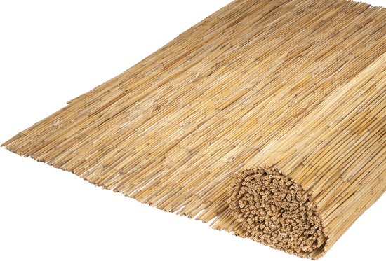 Nature - Bamboerietmat - tuinscherm - 1 x 5m - afscherming