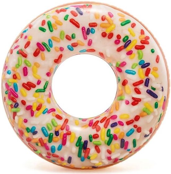 Opblaasbare sprinkles donut – breng je zwemervaring naar een hoger niveau