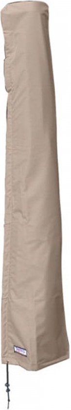 Raffles Covers Parasolhoes - Hoog: 195 cm - RUS195 - Waterdicht - Solution Dyed | UV-bestendig | Rits en stok | Trekkoord - Parasolhoes voor staande parasol