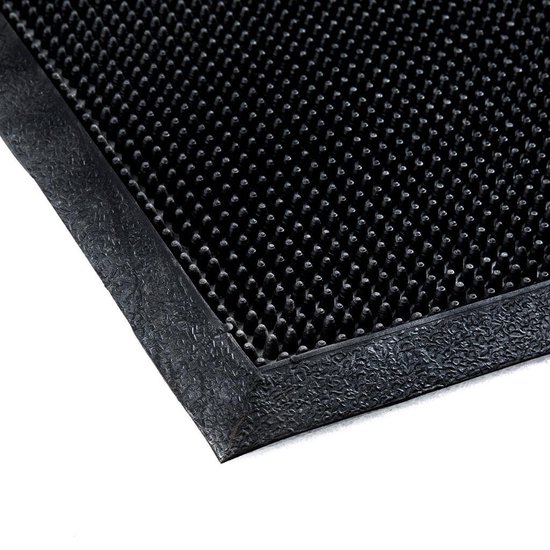 Toppin 60x100 cm - Schraap deurmat met rubber pinnetjes