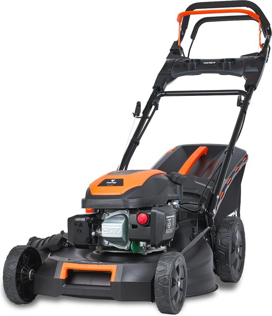 FUXTEC Grasmaaier Benzine - E-Start - 51cm - 4-takt - 170cc - Zelfrijdend / Zelftrekkend / Achterwielaandrijving - Mulchfunctie - Opvangbak 60L - FX-RM5170eS