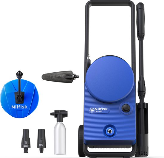 NILFISK CORE 125-5 PCA HOGEDRUKREINIGER 125 BAR TERRASREINIGER WASBORSTEL 5 JAAR GARANTIE