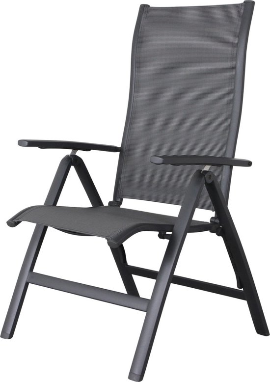 Suns New Castle verstelbare tuinstoel - Antraciet