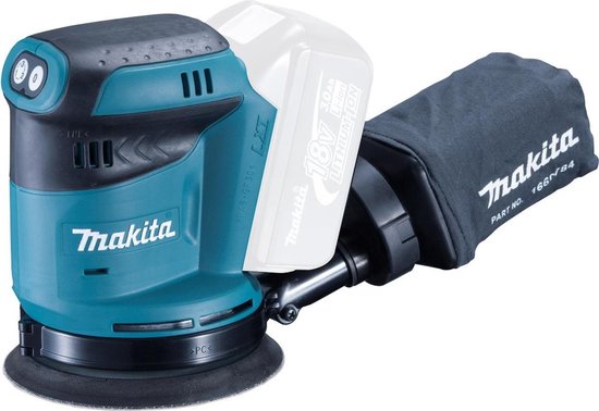 Makita DBO180Z 18 V Excenter schuurmachine - Losse Body (geleverd zonder accu en lader)
