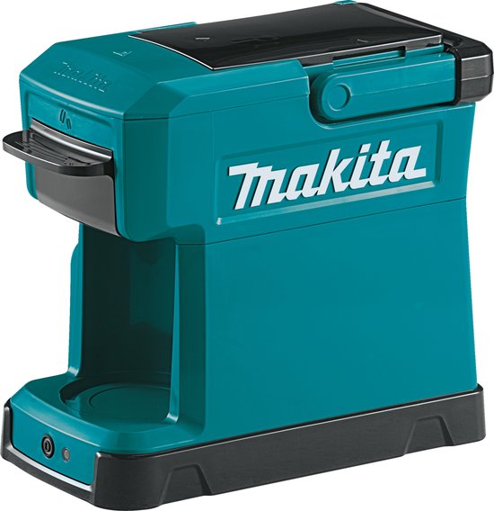 makita dcm501zar koffiezetapparaat op accu rood